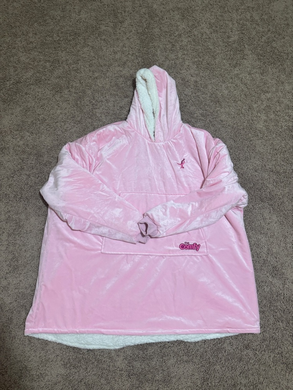 The Comfy Pink Plush Hoodie - Women